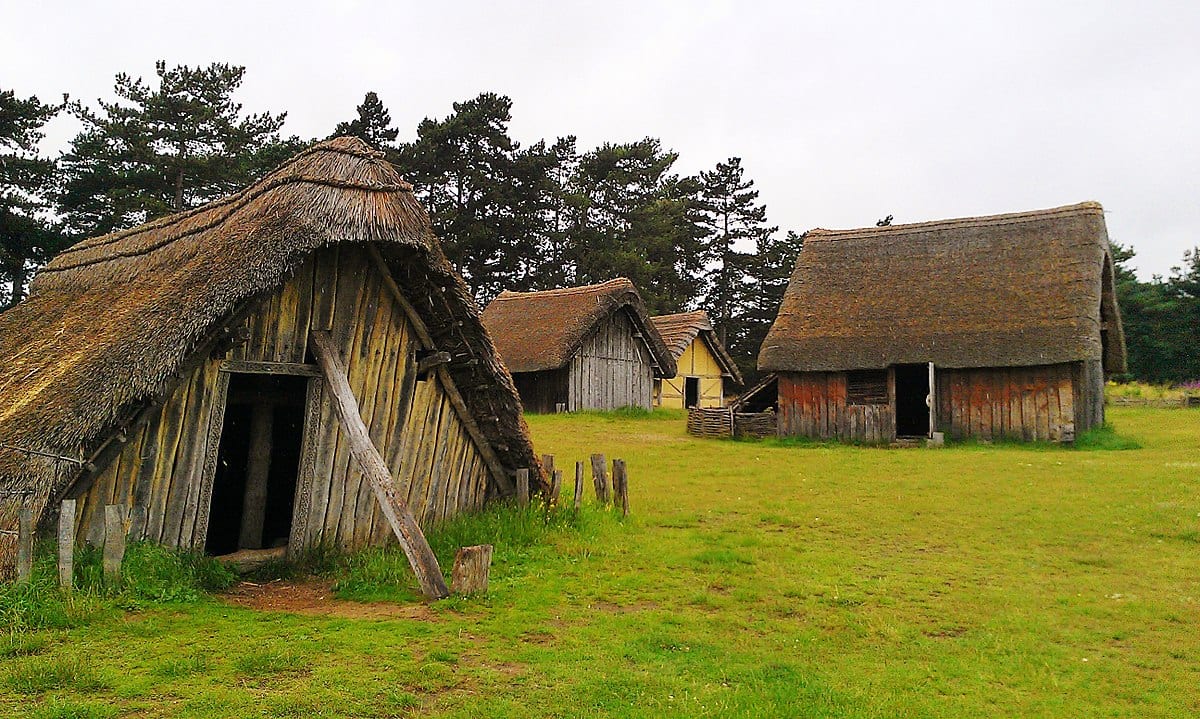 anglo saxon huts village west stow